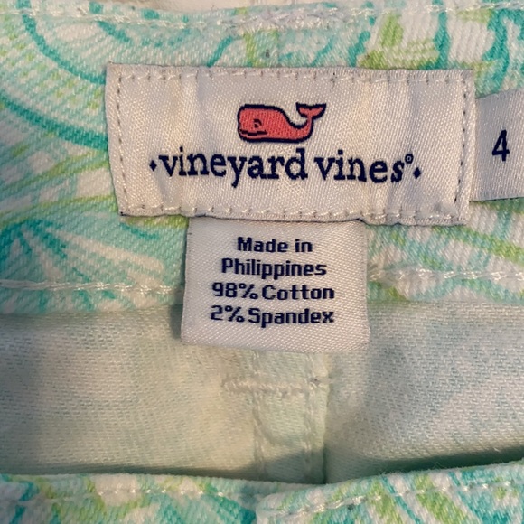 Vineyard Vines seashell print skinny pants - Picture 3 of 6